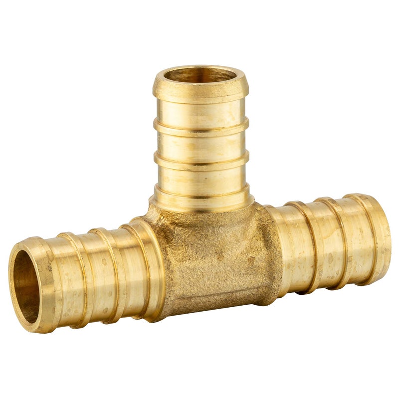 EFIELD (Pack of 30) EFIELD 1/2" Pex Brass Crimp Barb Fittings 10 Pieces each: Tee, Elbow and Coupling,(PEX1807185) - Image 3